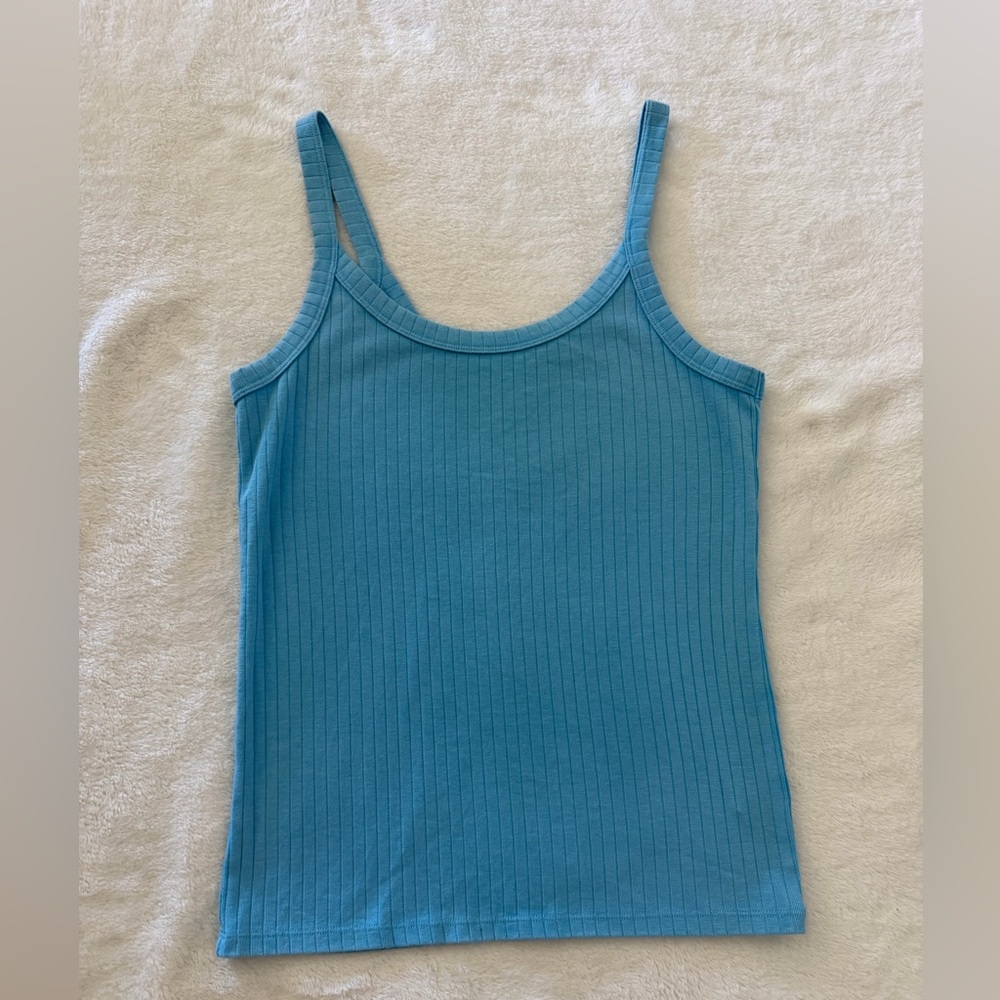 Aerie Teal Ribbed Camisole